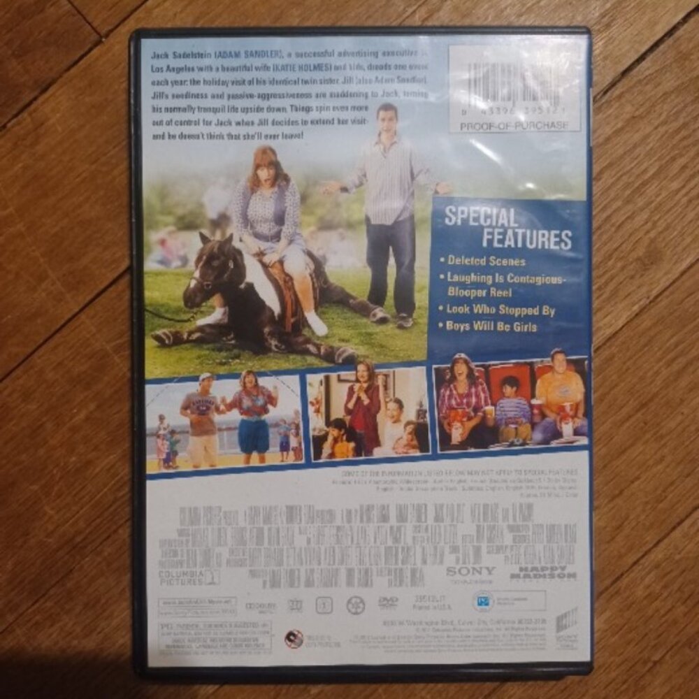 Jack and Jill (DVD, 2011) Adam Sandler, Katie Holmes, Al Pacino movie - Picture 5 of 5